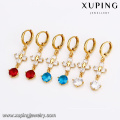 93751 xuping schmuck mode jesus kreuz zirkon luxus eardrops hoop ohrring